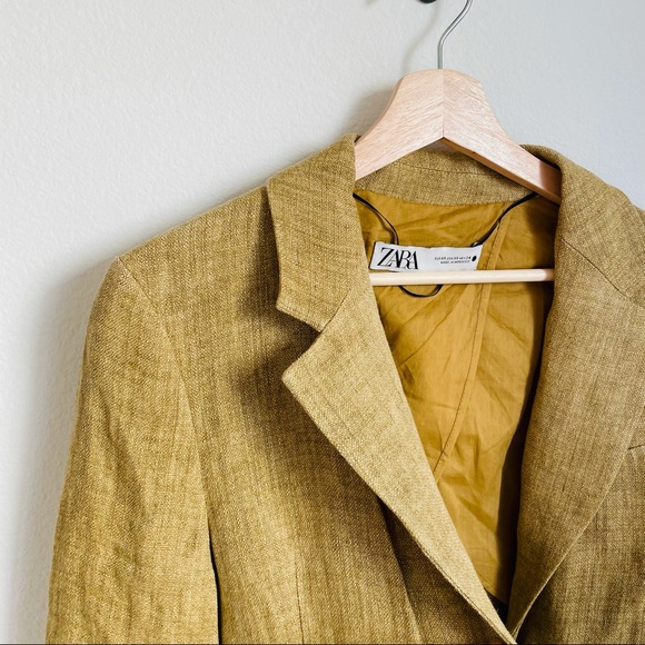 Zara Oversized Linen Blazer Limited Edition - Picture 15 of 15